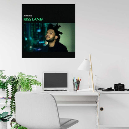 The Weeknd Kiss Land Music Album HD Cover Art Poster