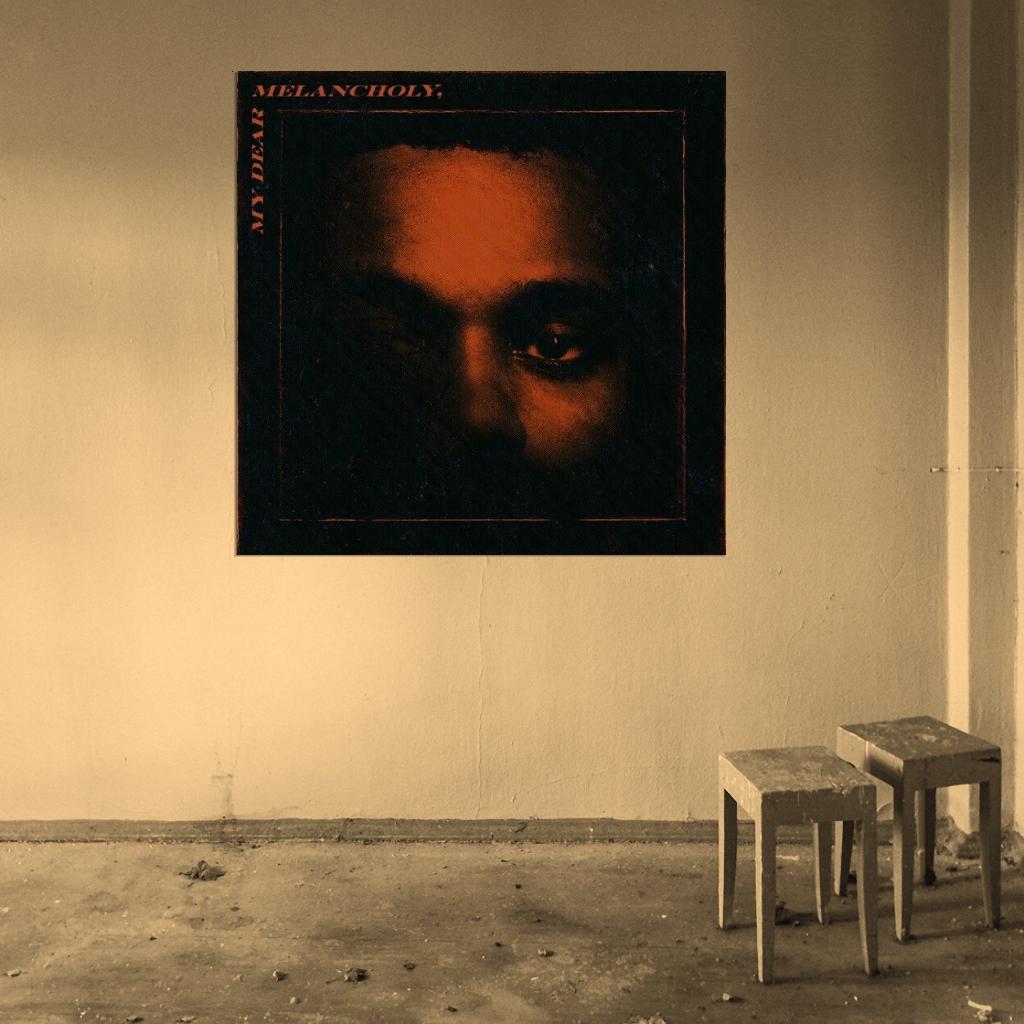 The Weeknd My Dear Melancholy Album HD 24 Cover Music Poster