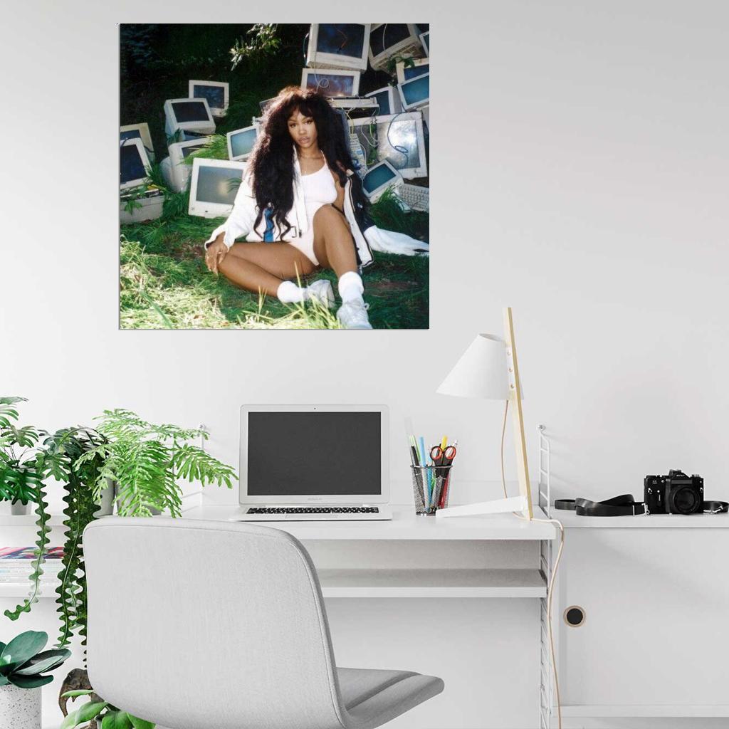 SZA "Ctrl (Deluxe)" Music Album HD Cover Art Poster