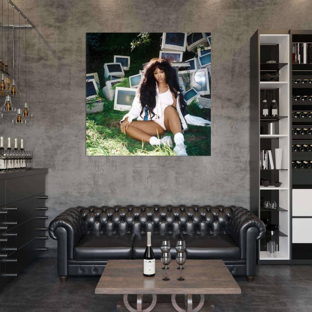 SZA "Ctrl (Deluxe)" Music Album HD Cover Art Poster