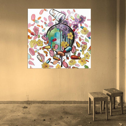 Future "WRLD ON DRUGS" Music Album 16 Cover Art Print Poster