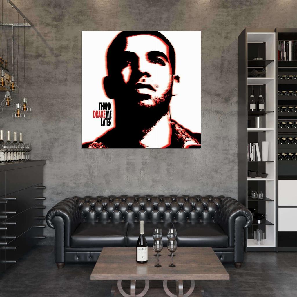 Drake "Thank Me Later" Music Album HD Cover Art Poster