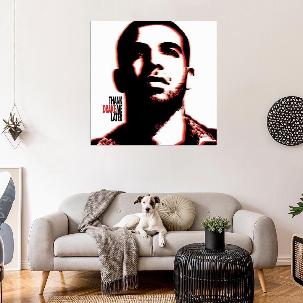 Drake "Thank Me Later" Music Album HD Cover Art Poster