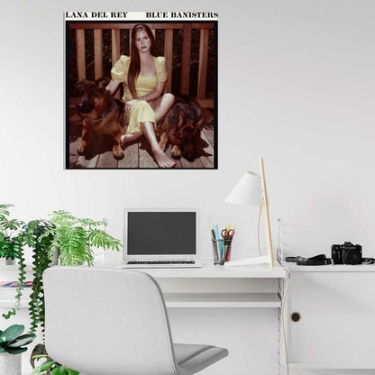 Lana Del Rey "Blue Banisters" Album HD  Cover Art Print Poster