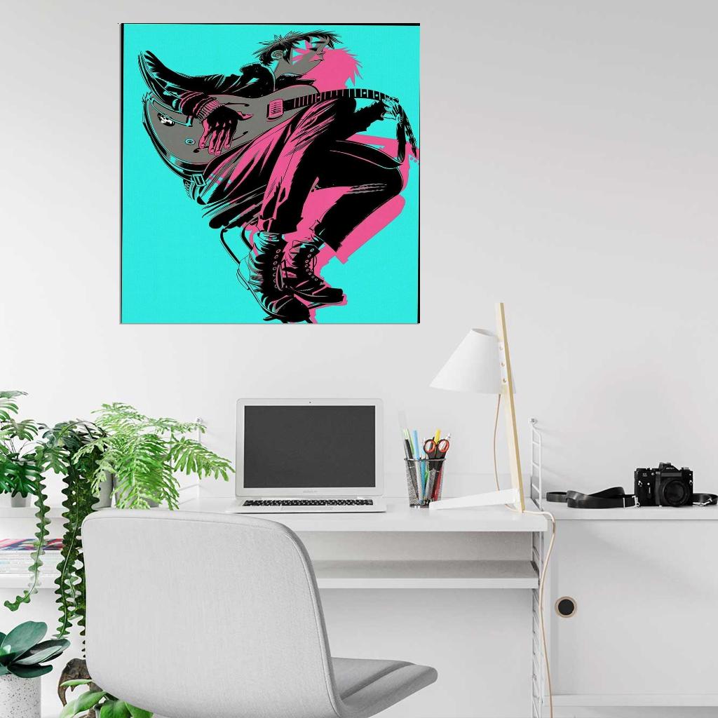 Gorillaz "High The Now Now" Album HD Cover Art Print Poster