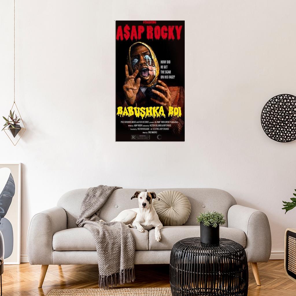 A$AP Rocky “Babushka Boi” Album HD Cover Art Music Poster