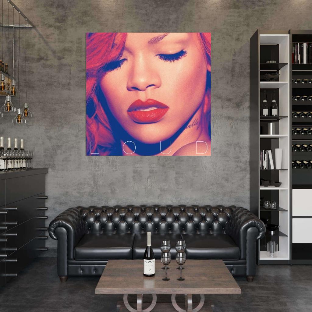 Rihanna "Loud" Music Album HD Cover Art Print Poster