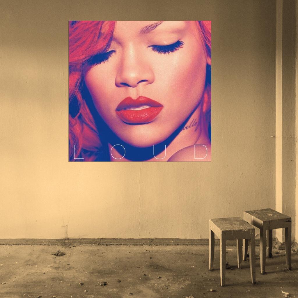 Rihanna "Loud" Music Album HD Cover Art Print Poster