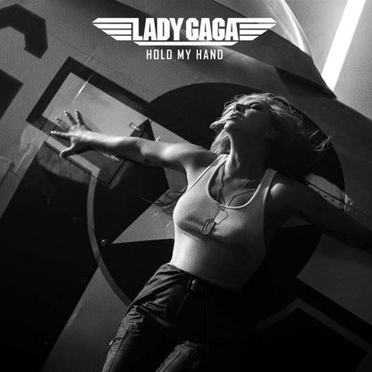 Lady Gaga "Hold My Hand" Music Album HD Cover Art Print Poster
