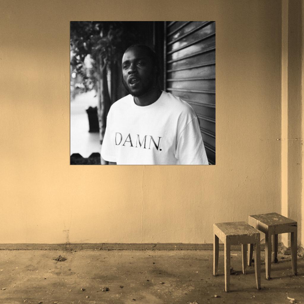 Kendrick Lamar "DAMN. COLLECTORS EDITION." Cover Music Poster