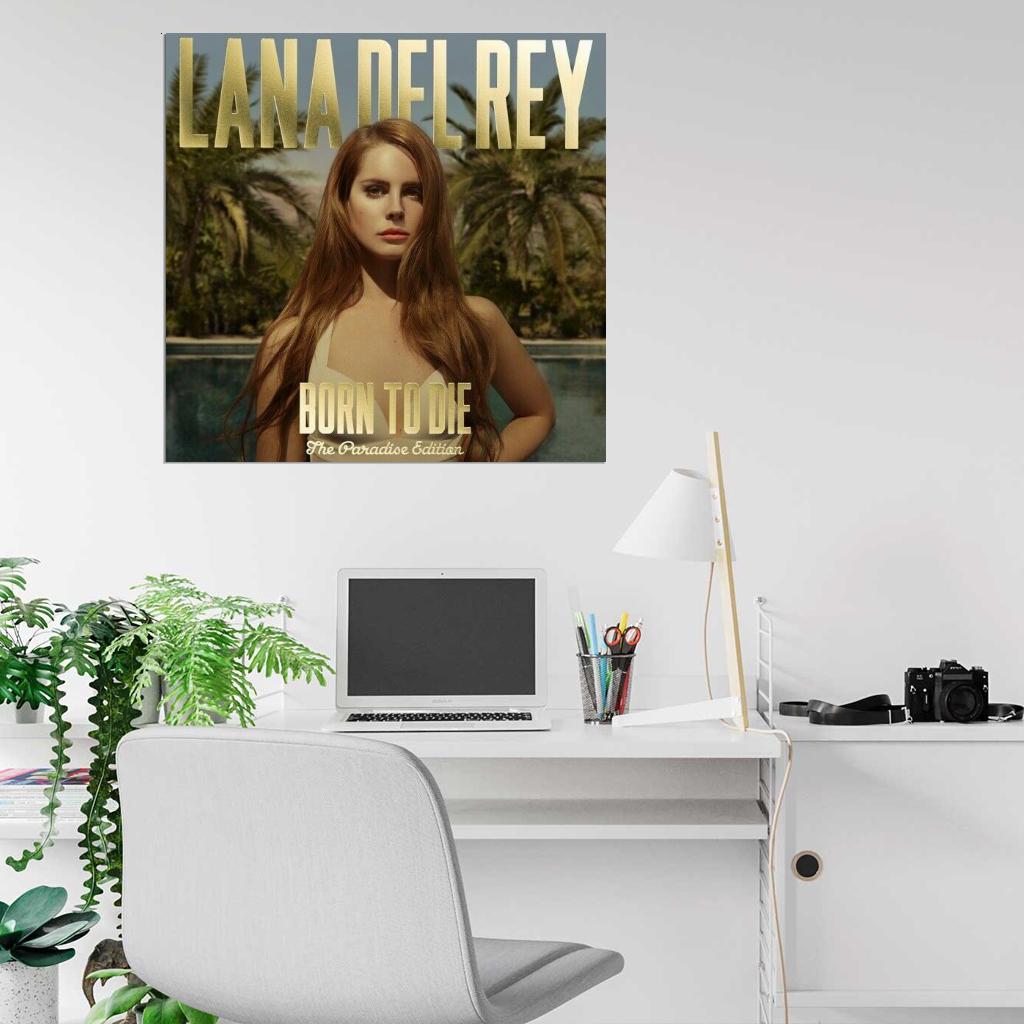 Lana Del Rey 'Paradise' Music Album HD Cover Art Print Poster