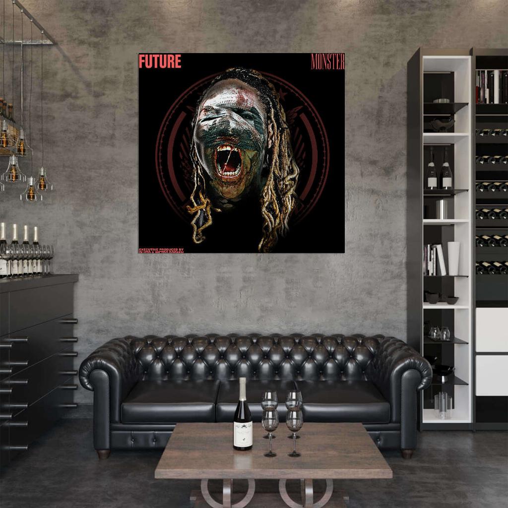 Future "Monster" Music Album HD Cover Art Print Poster