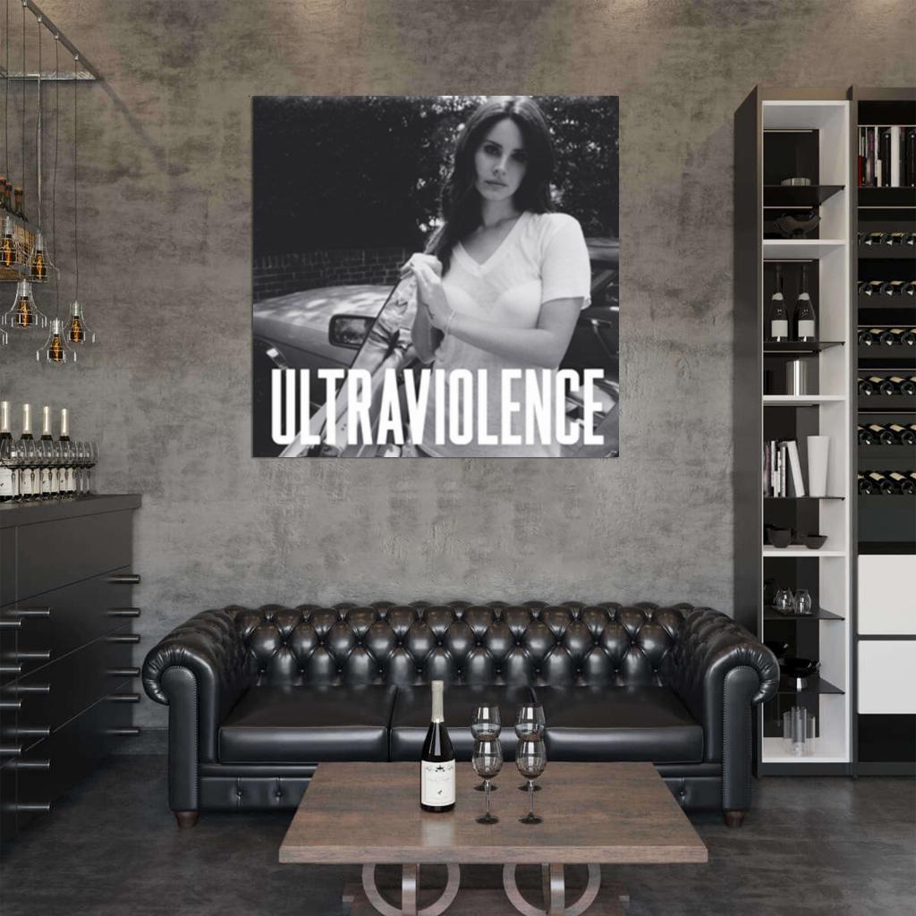 Lana Del Rey ‘Ultraviolence’ Album HD #2 Cover Print Poster