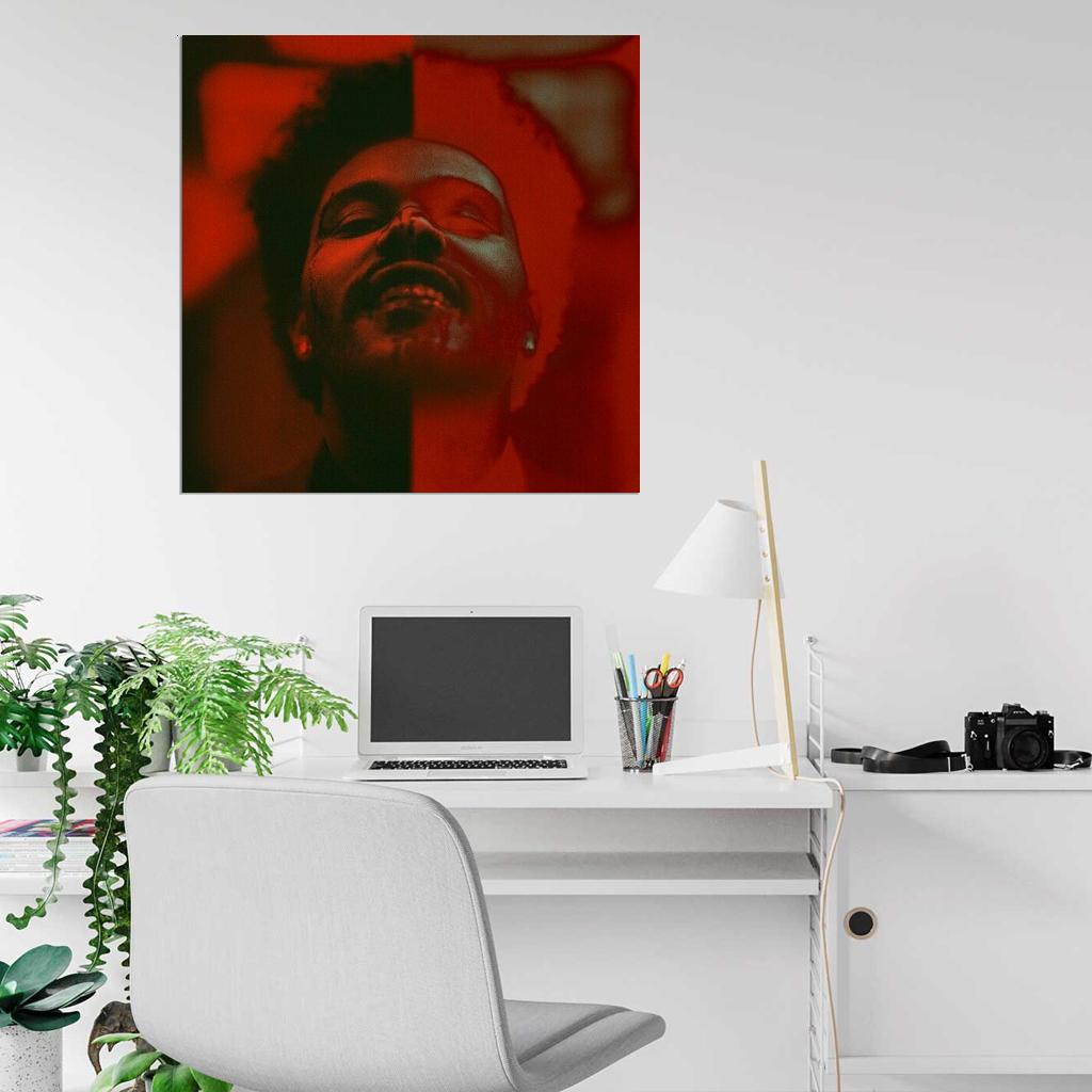The Weeknd After Hours (Deluxe) Album HD Cover Music Poster