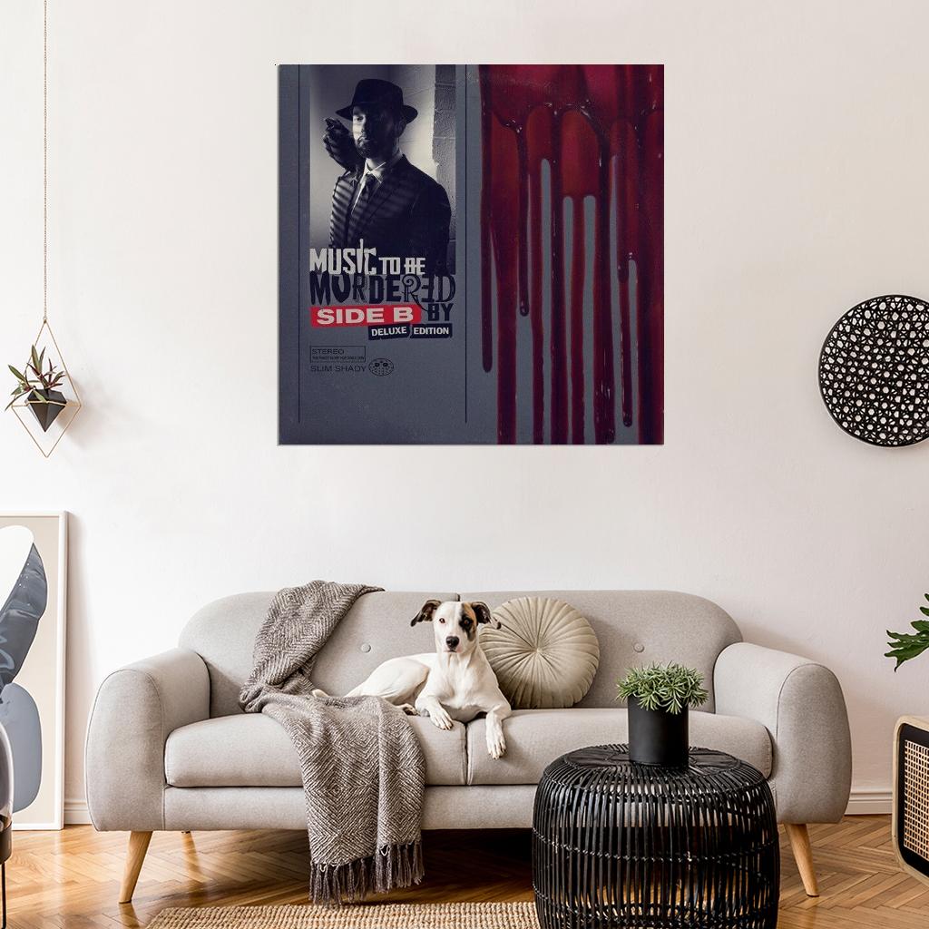 Eminem "Music To Be Murdered By (Deluxe)" Cover Art Print Poster