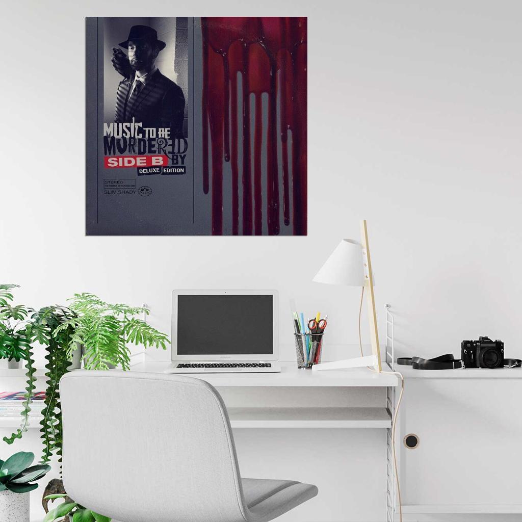 Eminem "Music To Be Murdered By (Deluxe)" Cover Art Print Poster