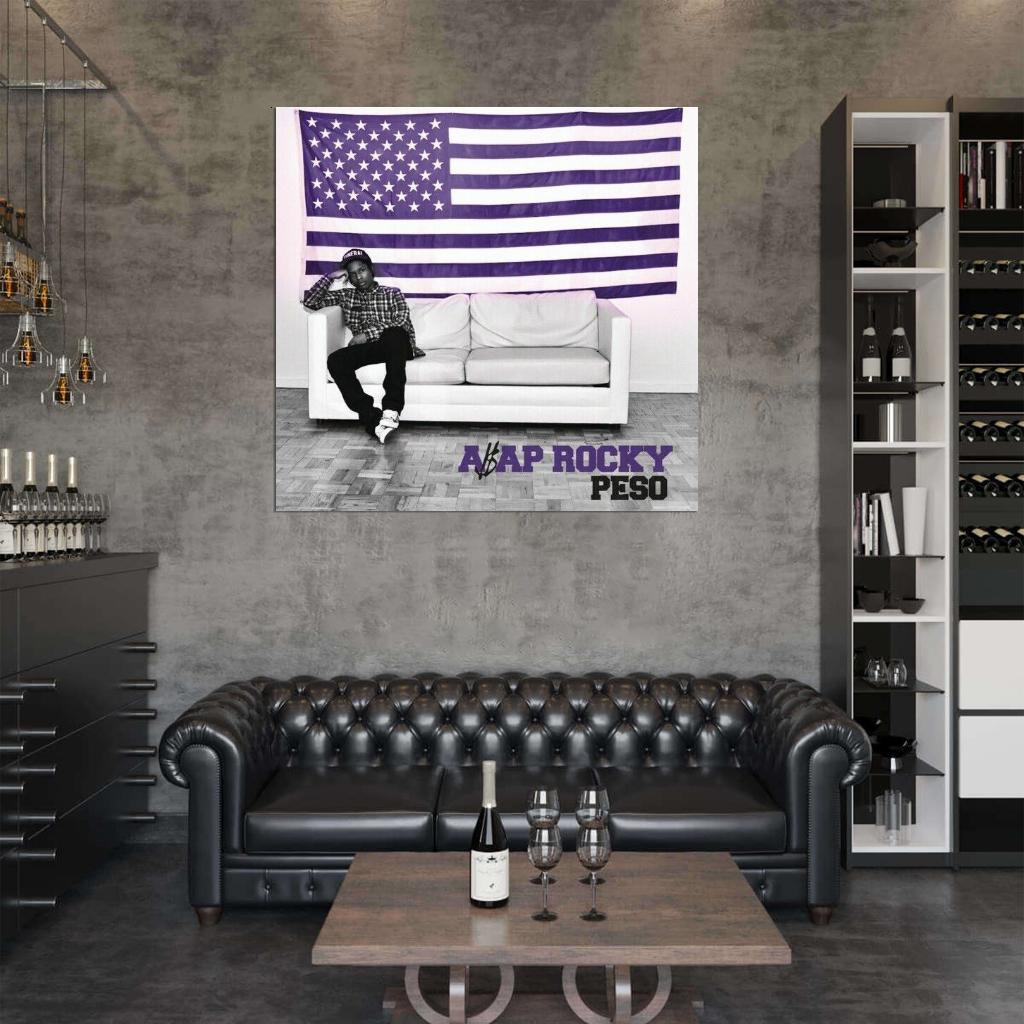 A$AP Rocky “Peso” Music Album HD Cover Art Poster