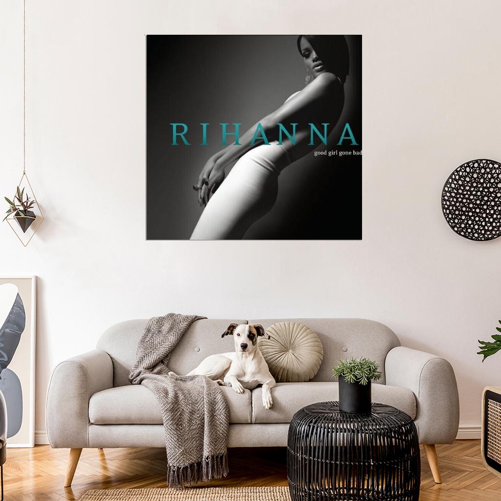 Rihanna "Good Girl Gone Bad" Album HD Cover Art Print Poster