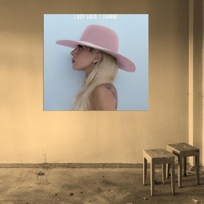 Lady Gaga "Joanne" Music Album HD Cover Art Print Poster
