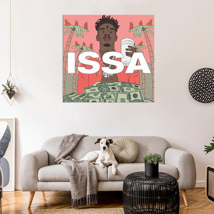 21 Savage 'Issa' Album HD Cover Art Music Poster