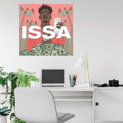 21 Savage 'Issa' Album HD Cover Art Music Poster