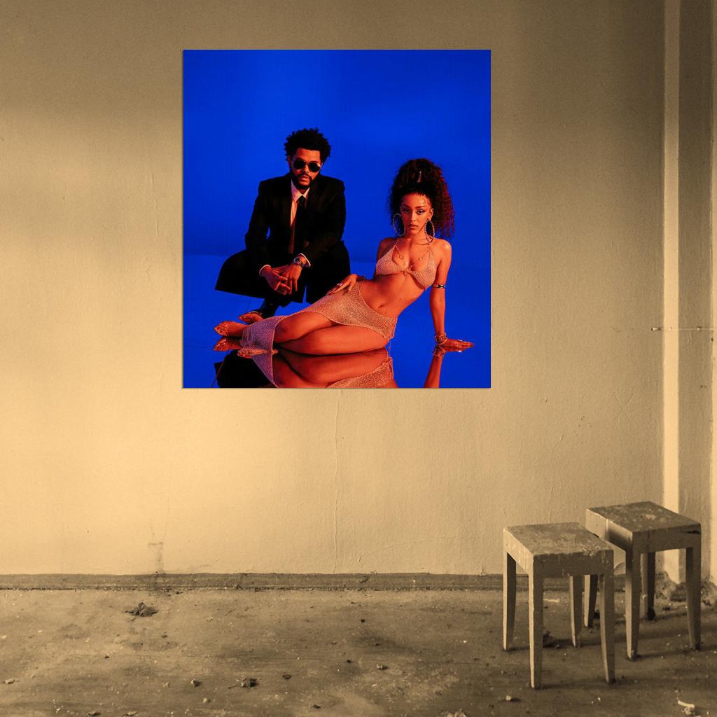 The Weeknd & Doja Cat Live Photo HD Cover Art Poster