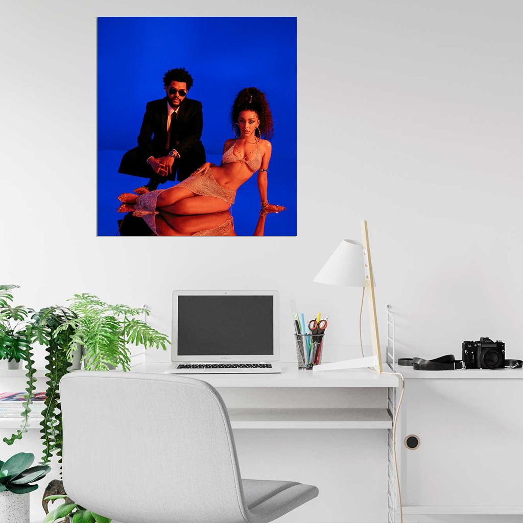 The Weeknd & Doja Cat Live Photo HD Cover Art Poster