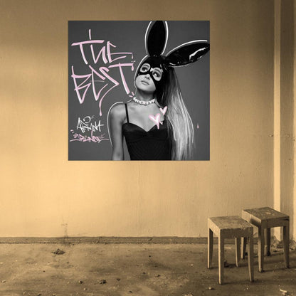 Ariana Grande "The Best" Album HD Cover Art Music Poster