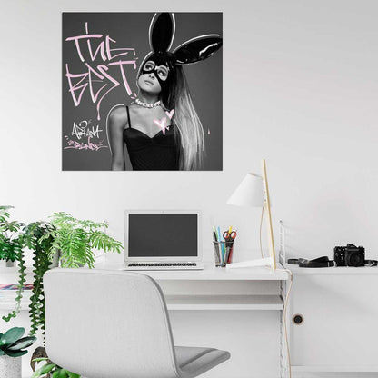 Ariana Grande "The Best" Album HD Cover Art Music Poster