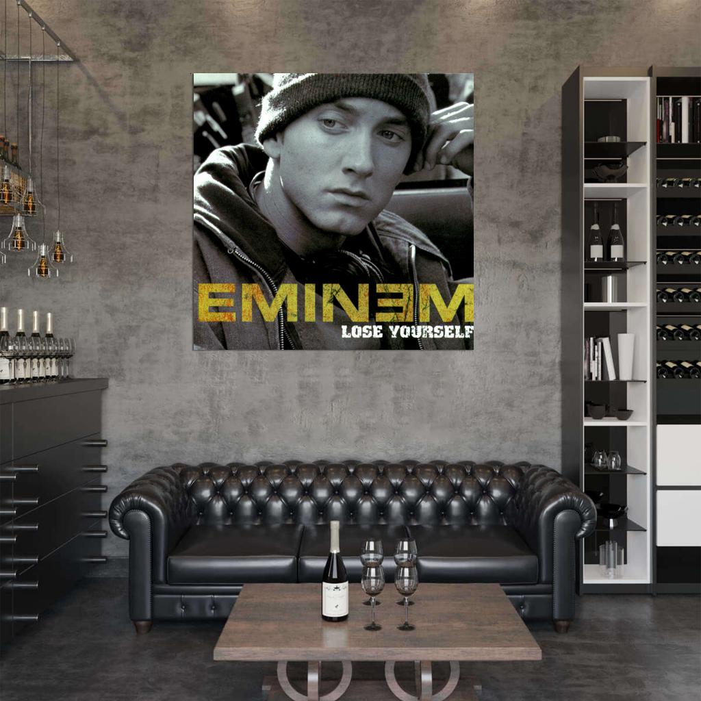 Eminem "Lose Yourself" Music Song HD Cover Art Print Poster