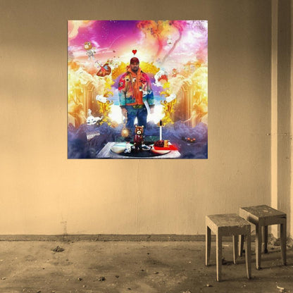 Kanye West All Albums Music HD Cover Art Music Poster