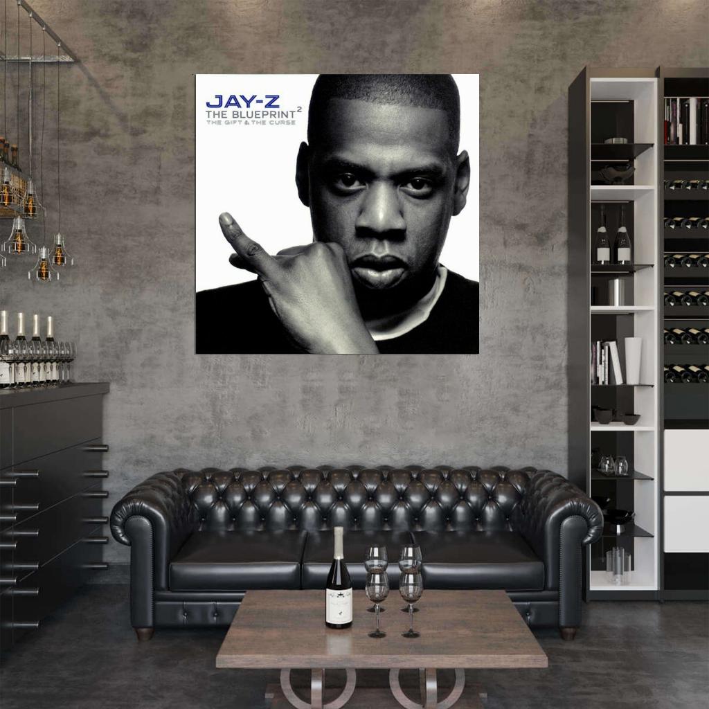 JAY-Z "The Blueprint?: The & the Curse" Cover Wall Print Poster