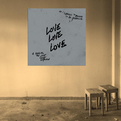 Kanye West “True Love" Album HD Cover Art Music Poster