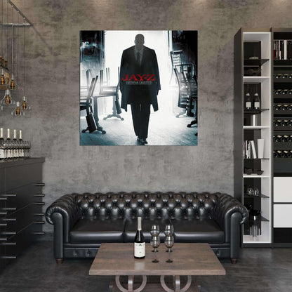 JAY-Z "American Gangster" Album HD Cover Art Print Poster