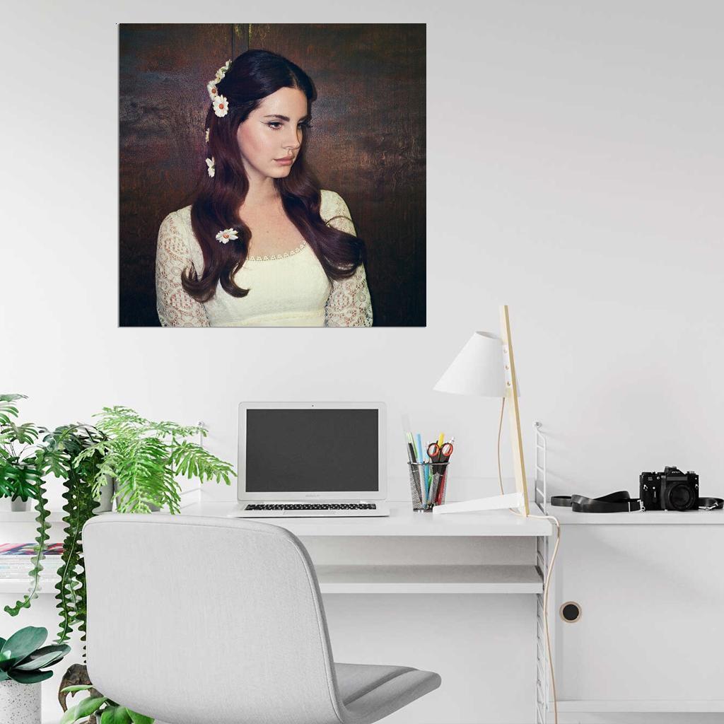 Lana Del Rey Beauty Singer Star HD Cover Art Print Poster