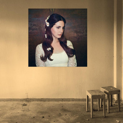 Lana Del Rey Beauty Singer Star HD Cover Art Print Poster