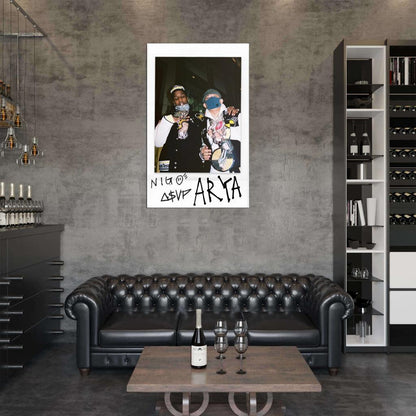 Nigo & A$AP Rocky "Arya" Music Album HD Cover Art Poster