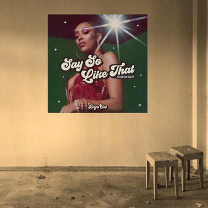 Doja Cat "Say So (Mashup)" Album HD Cover Art Poster