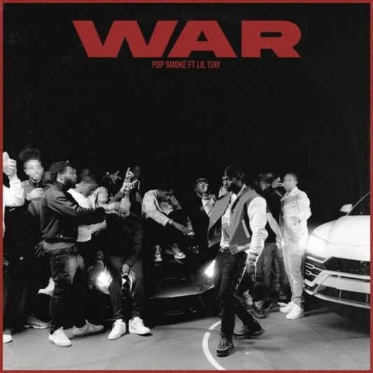 Pop Smoke "War feat. Lil Tjay" Album HD Cover Art Print Poster