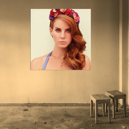 Lana Del Rey "Video Games" Album HD Cover Art Music Print Poster