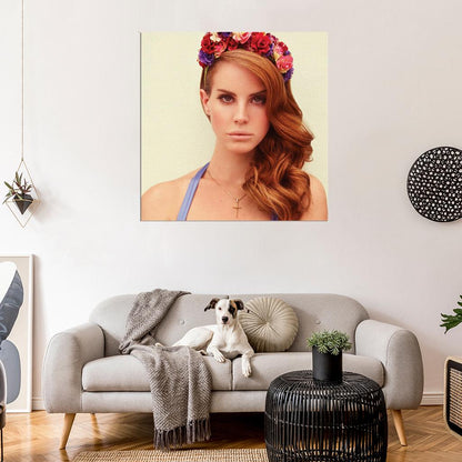 Lana Del Rey "Video Games" Album HD Cover Art Music Print Poster