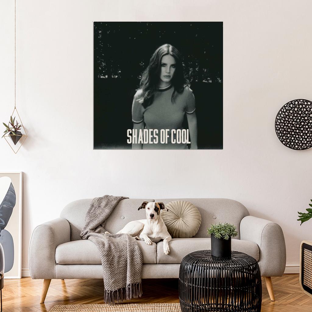 Lana Del Rey "Shades Of Cool" Album HD  Cover Art Print Poster