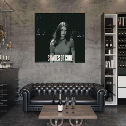 Lana Del Rey "Shades Of Cool" Album HD  Cover Art Print Poster