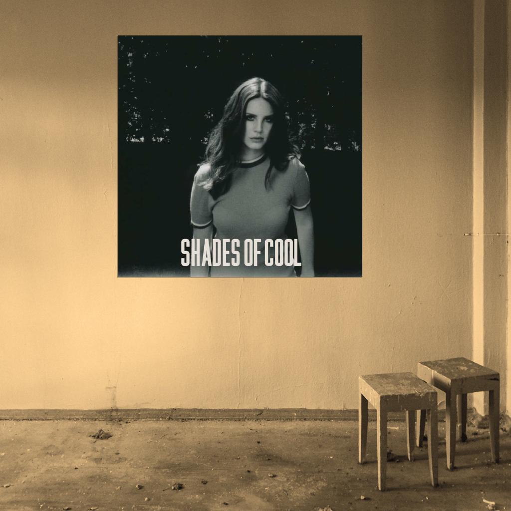 Lana Del Rey "Shades Of Cool" Album HD  Cover Art Print Poster