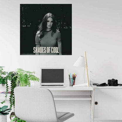 Lana Del Rey "Shades Of Cool" Album HD  Cover Art Print Poster