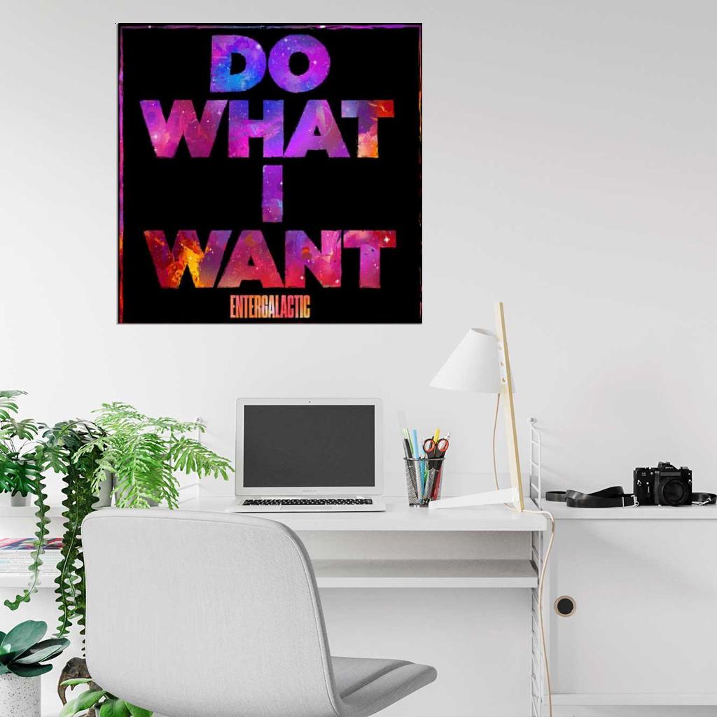 Kid Cudi "Do What I Want" Album HD Cover Art Music Print Poster