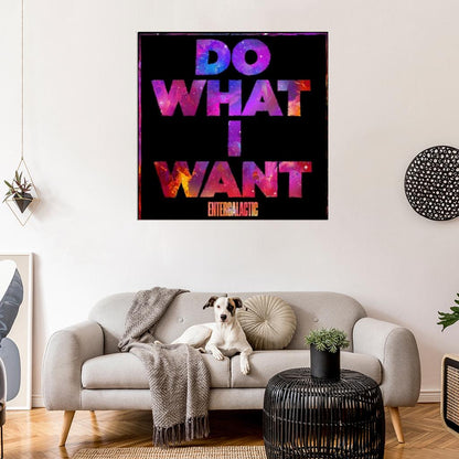 Kid Cudi "Do What I Want" Album HD Cover Art Music Print Poster