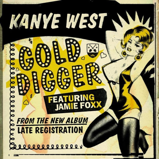 Kanye West "Gold Digger" Album Song HD Cover Art Music Poster