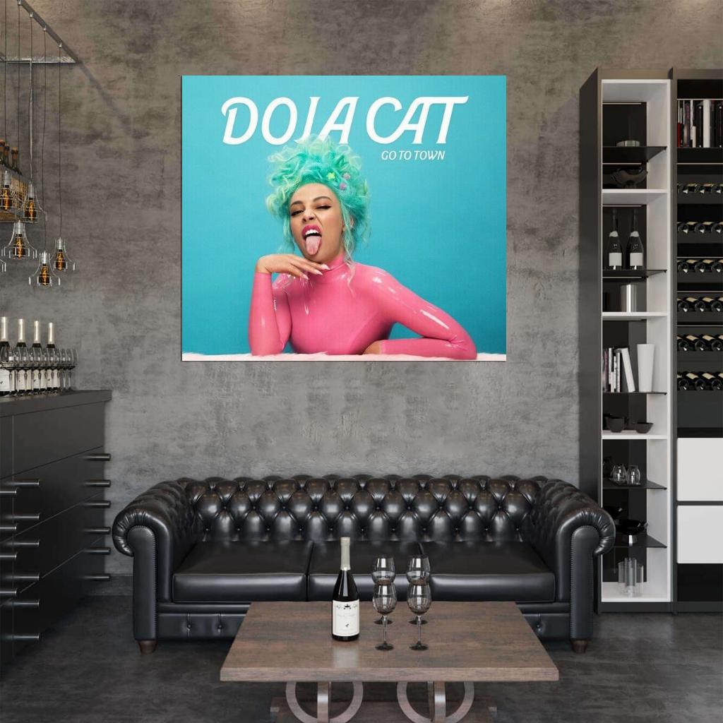 Doja Cat "Go To Town" Music Album HD Cover Art Poster