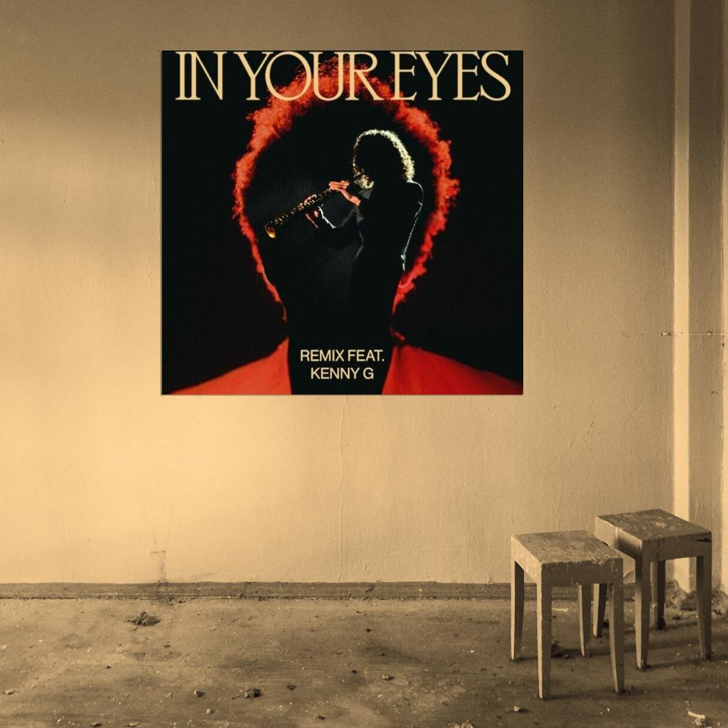 5The Weeknd "In Your Eyes (Remix)" Album HD Cover Music Poster